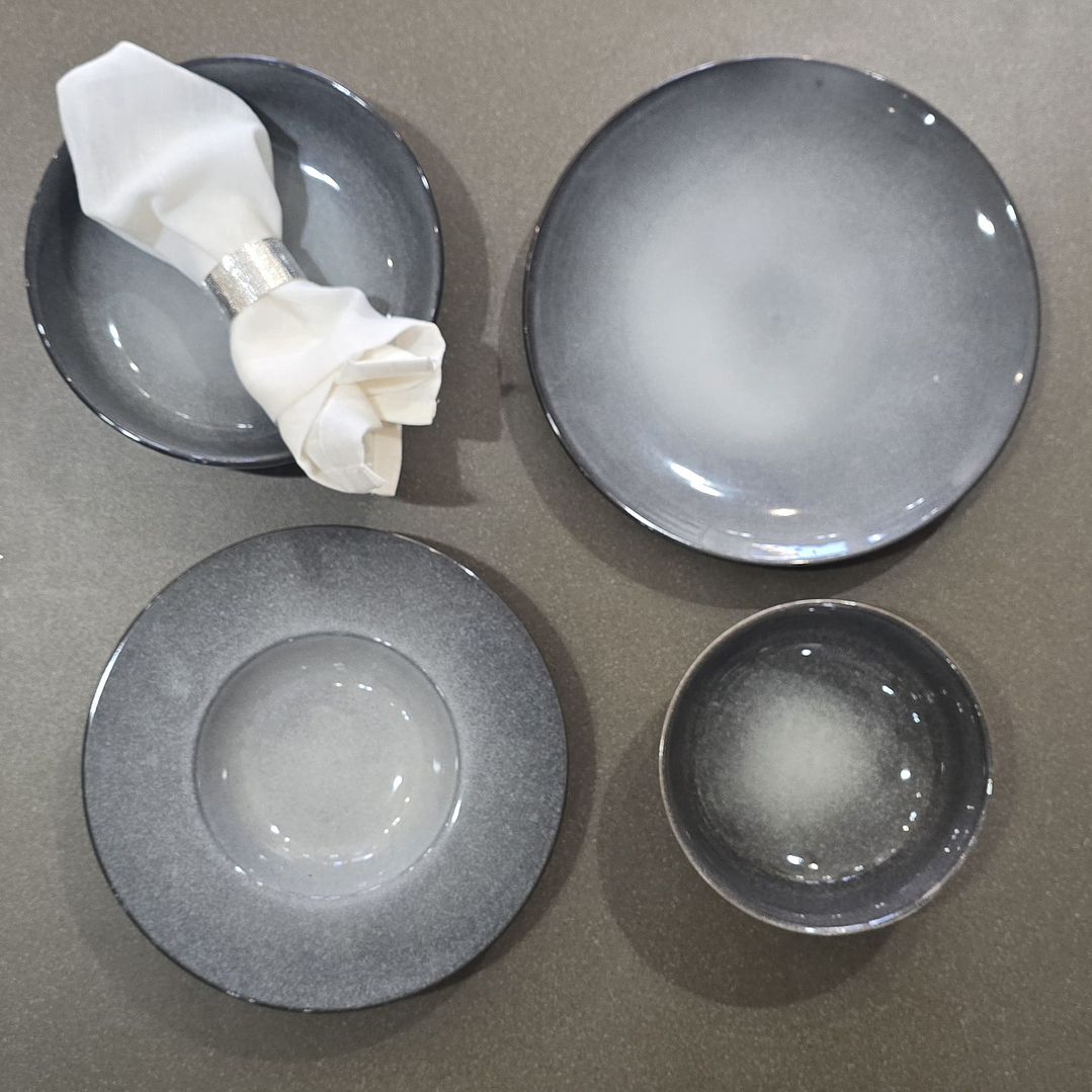 Plato de fondo Gris Degradé 1