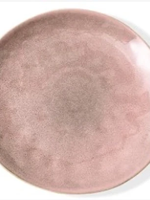 Plato de fondo Rosa Granito 