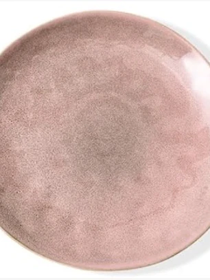 Plato de pan Rosa Granito 