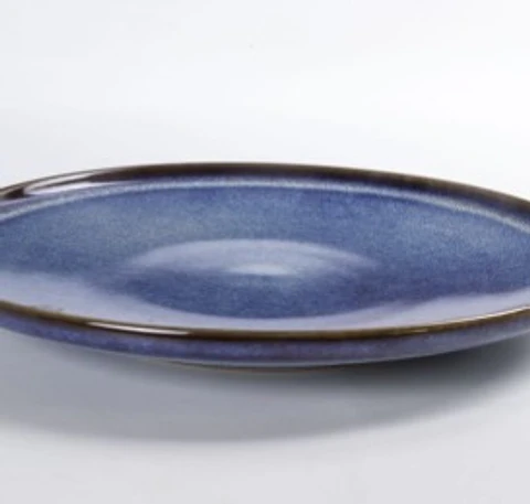 Plato de fondo Azul Liso 