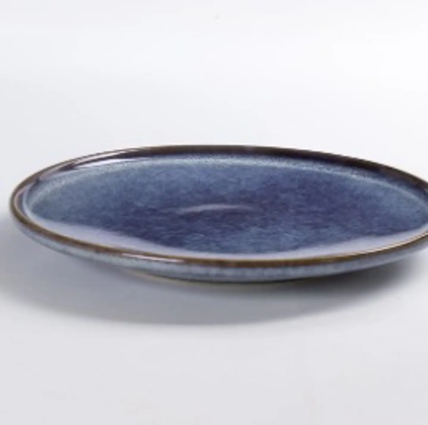 Plato de pan Azul Liso  1