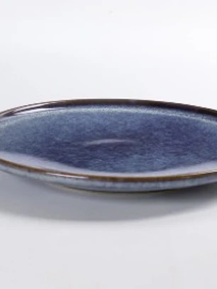 Plato de pan Azul Liso 