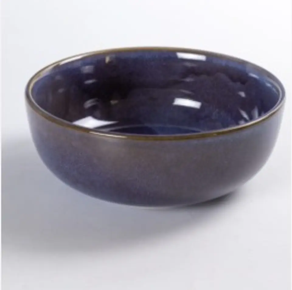 Plato hondo Azul liso  1