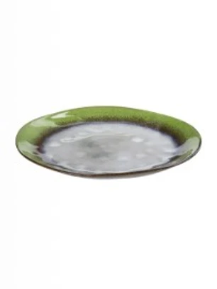 Plato de pan Verde Trio 