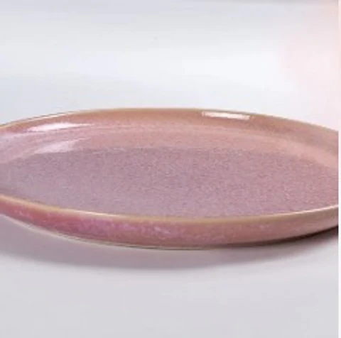 Plato de fondo rosa liso 