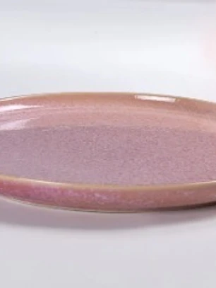 Plato de fondo rosa liso 