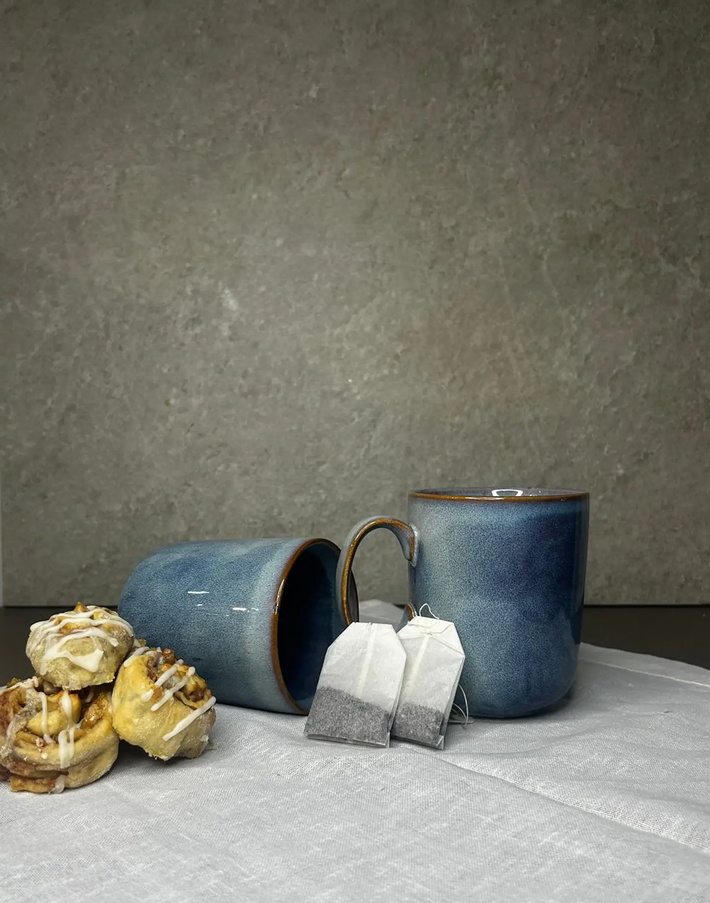 Tazon azul liso  3