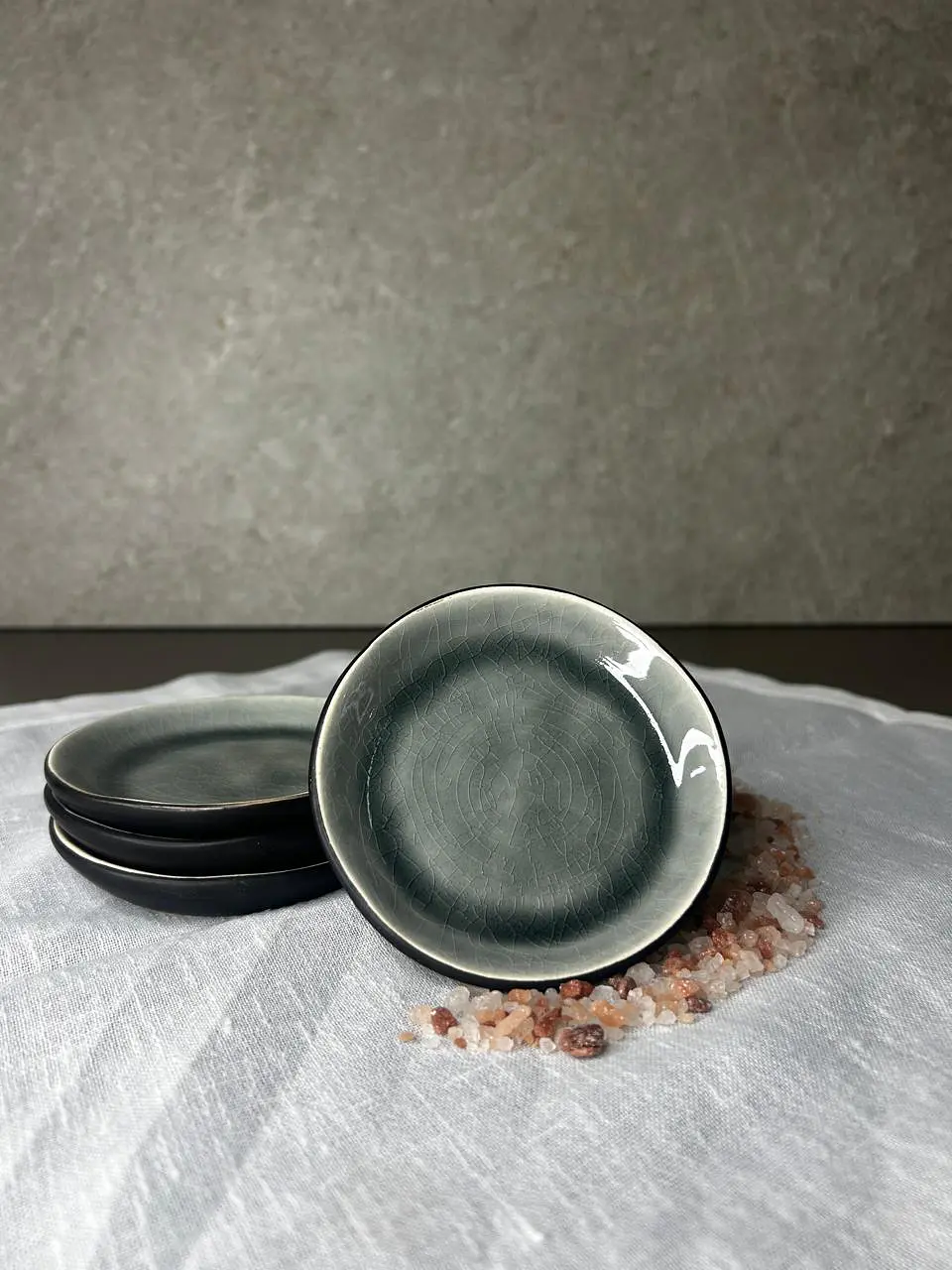Mini plato gris  1