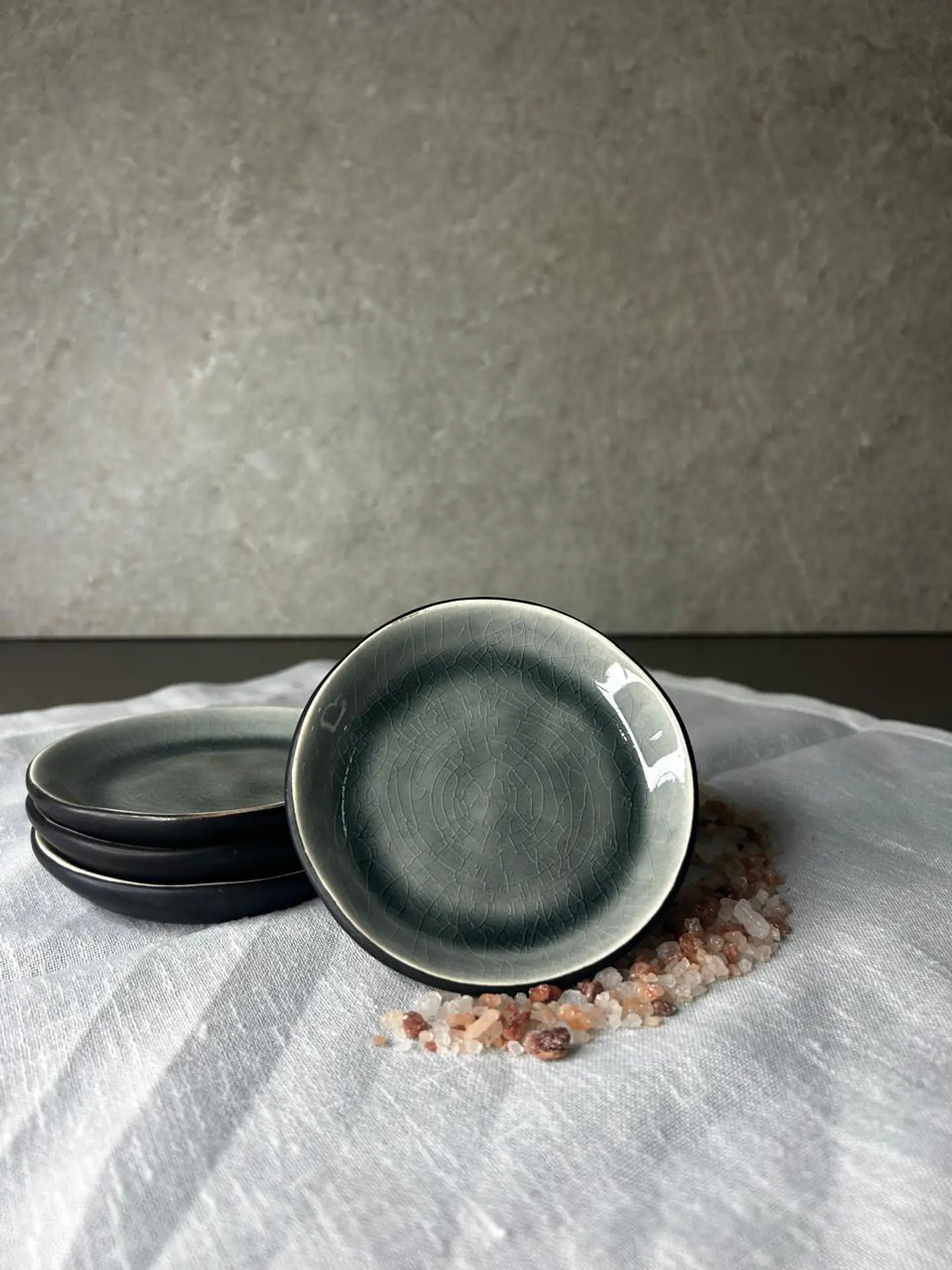 Mini plato gris  2