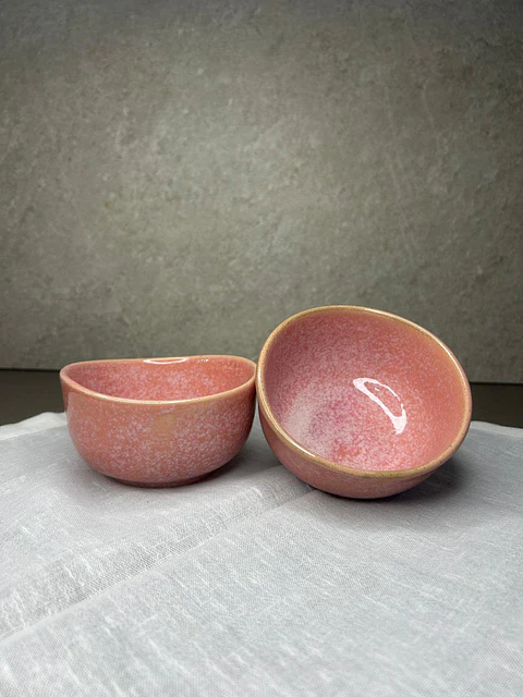 Pocillo irregular rosado 