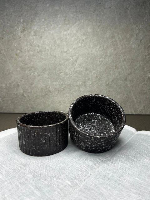 Pocillo ramekin negro 