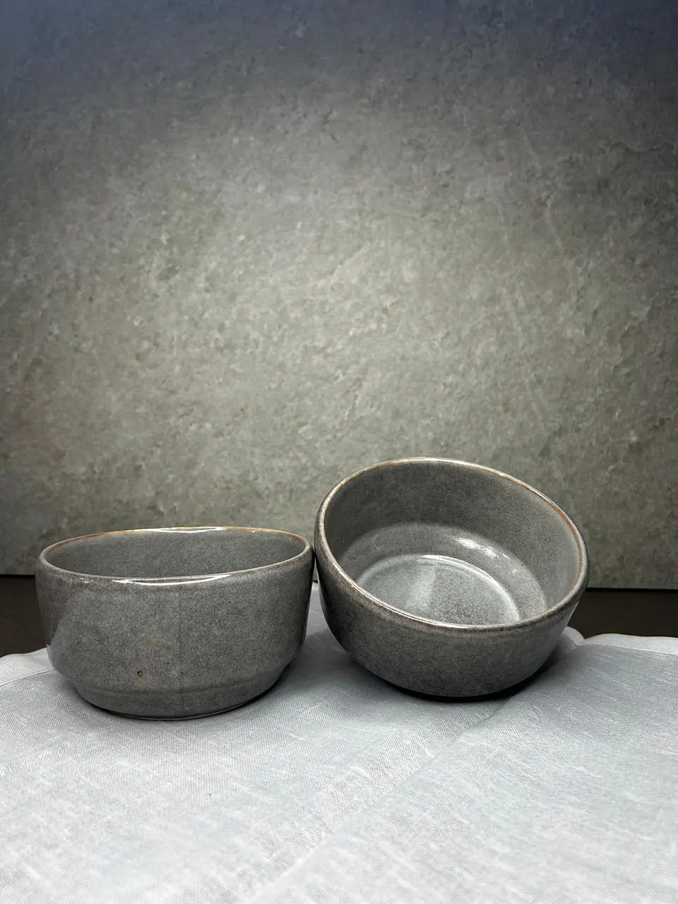 Pocillo gris liso  2