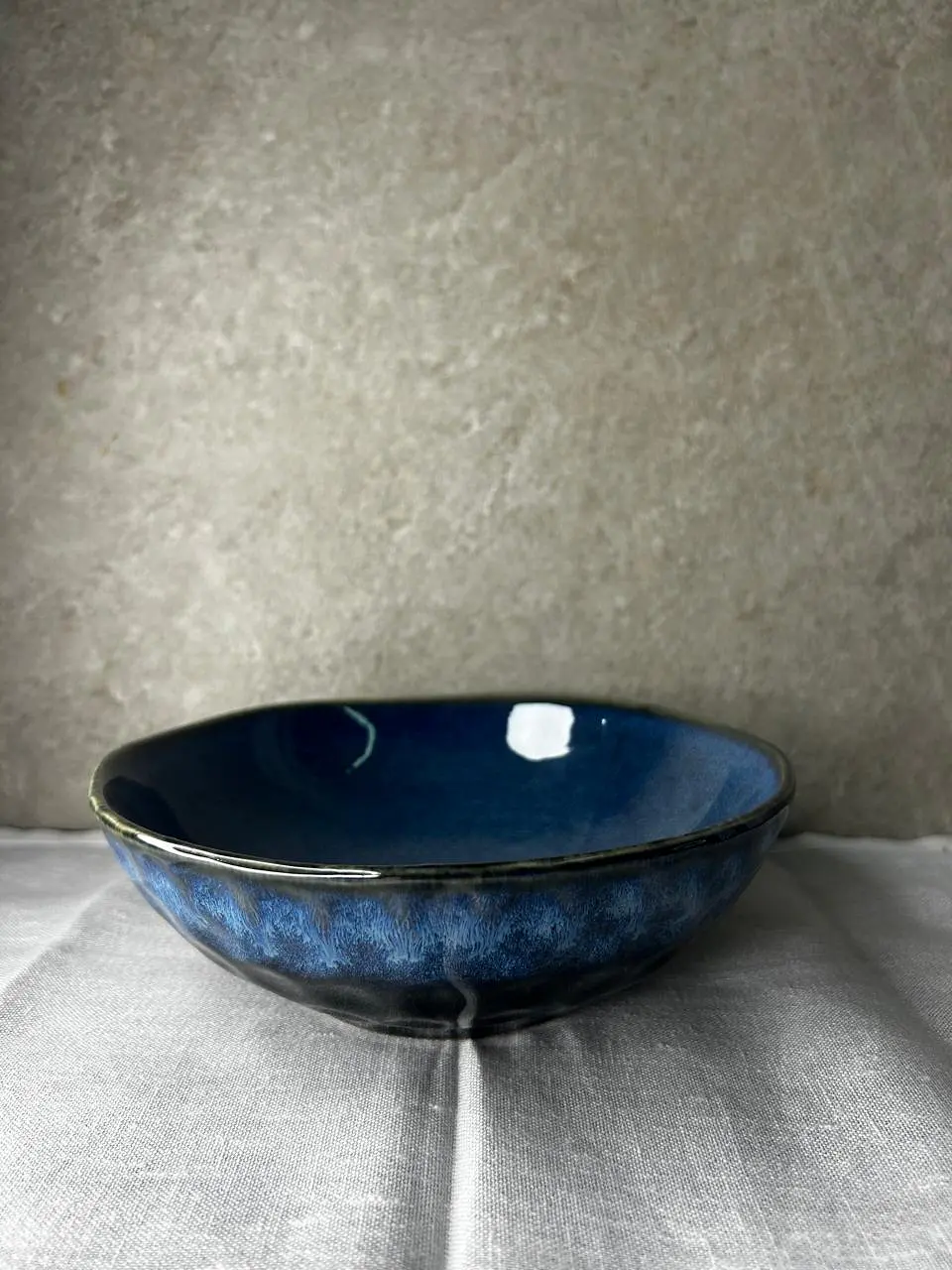 Plato hondo azul intenso  1