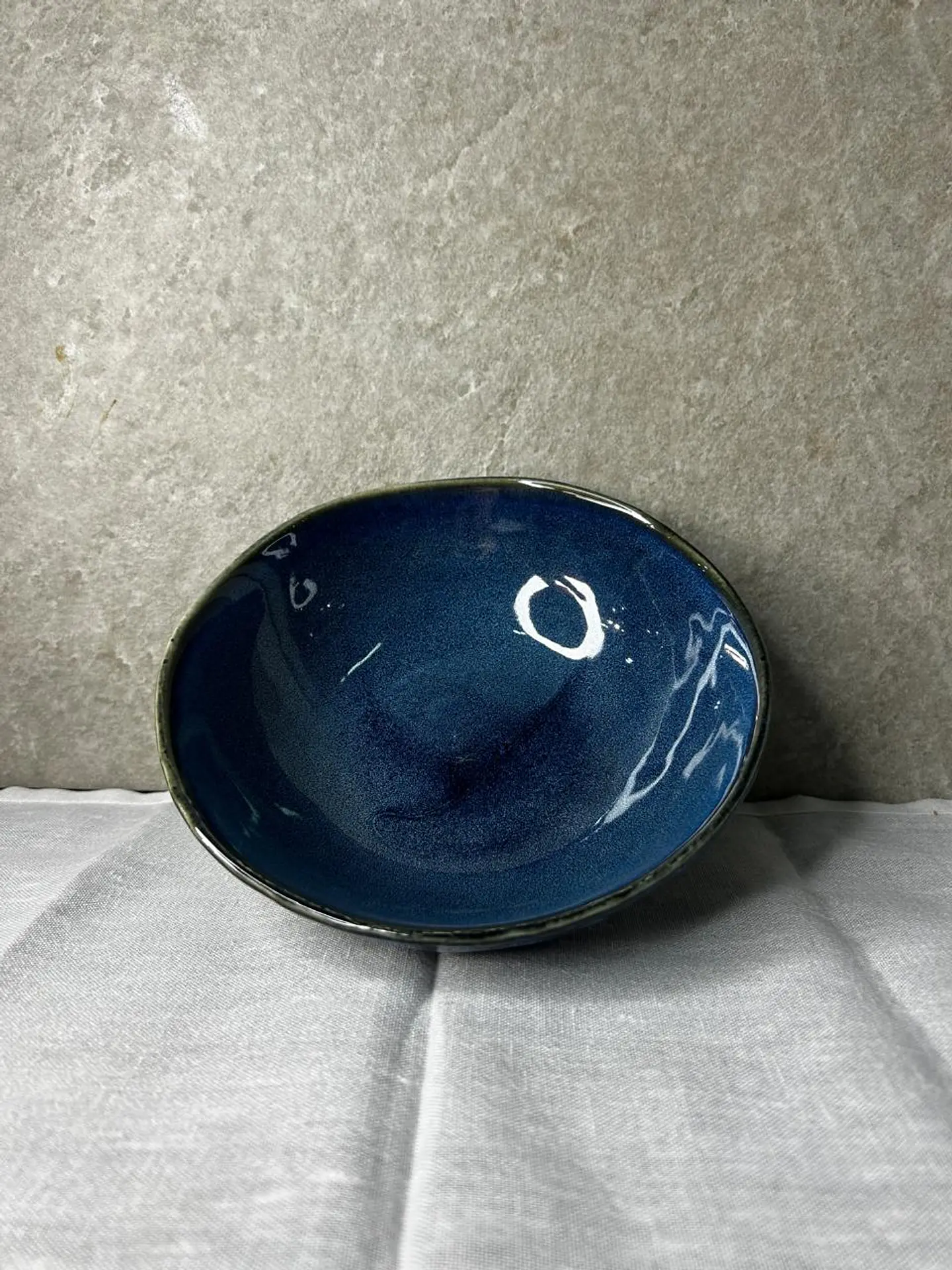 Plato hondo azul intenso  2