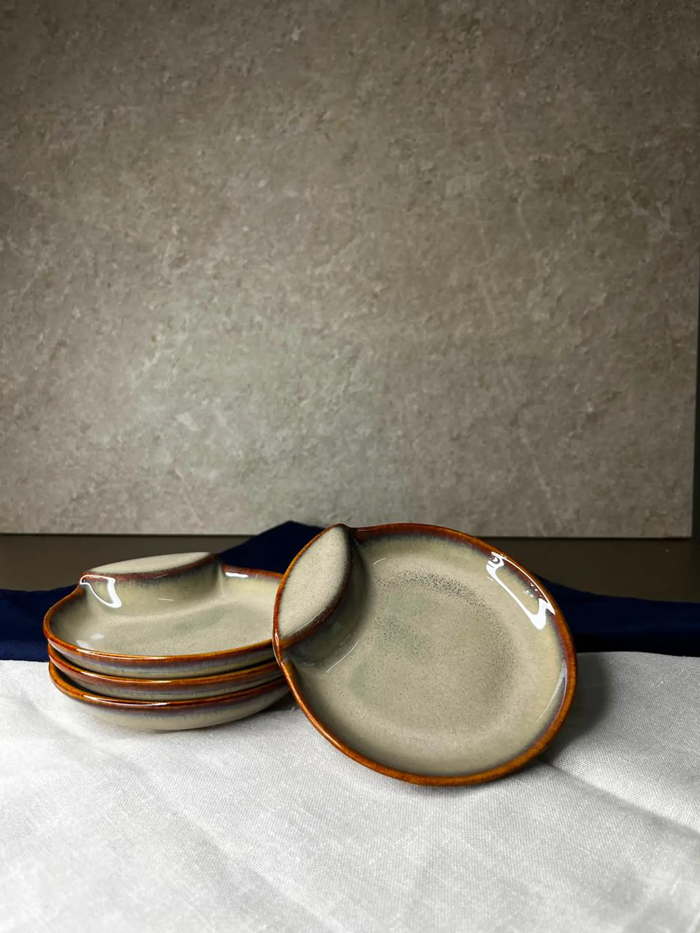 Mini plato mango beige  2
