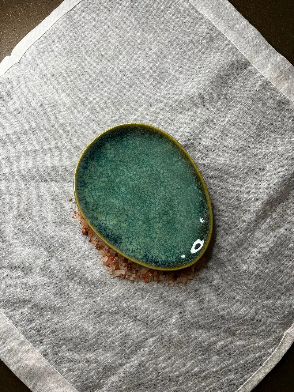 Mini plato oval Aqua  2