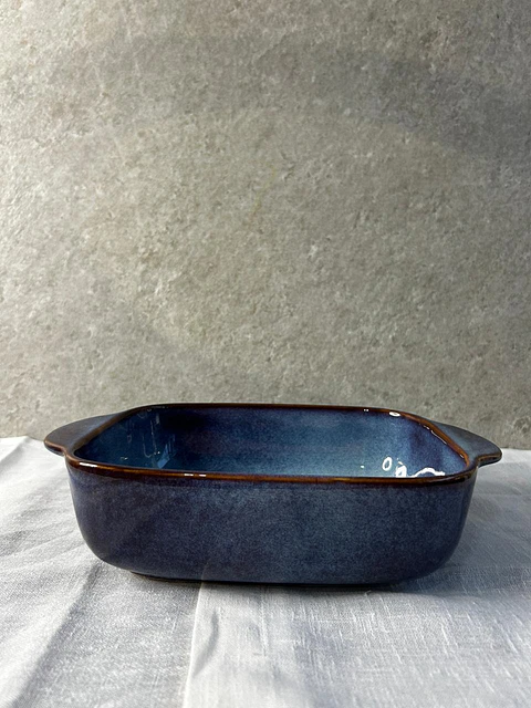 Fuente para horno azul 