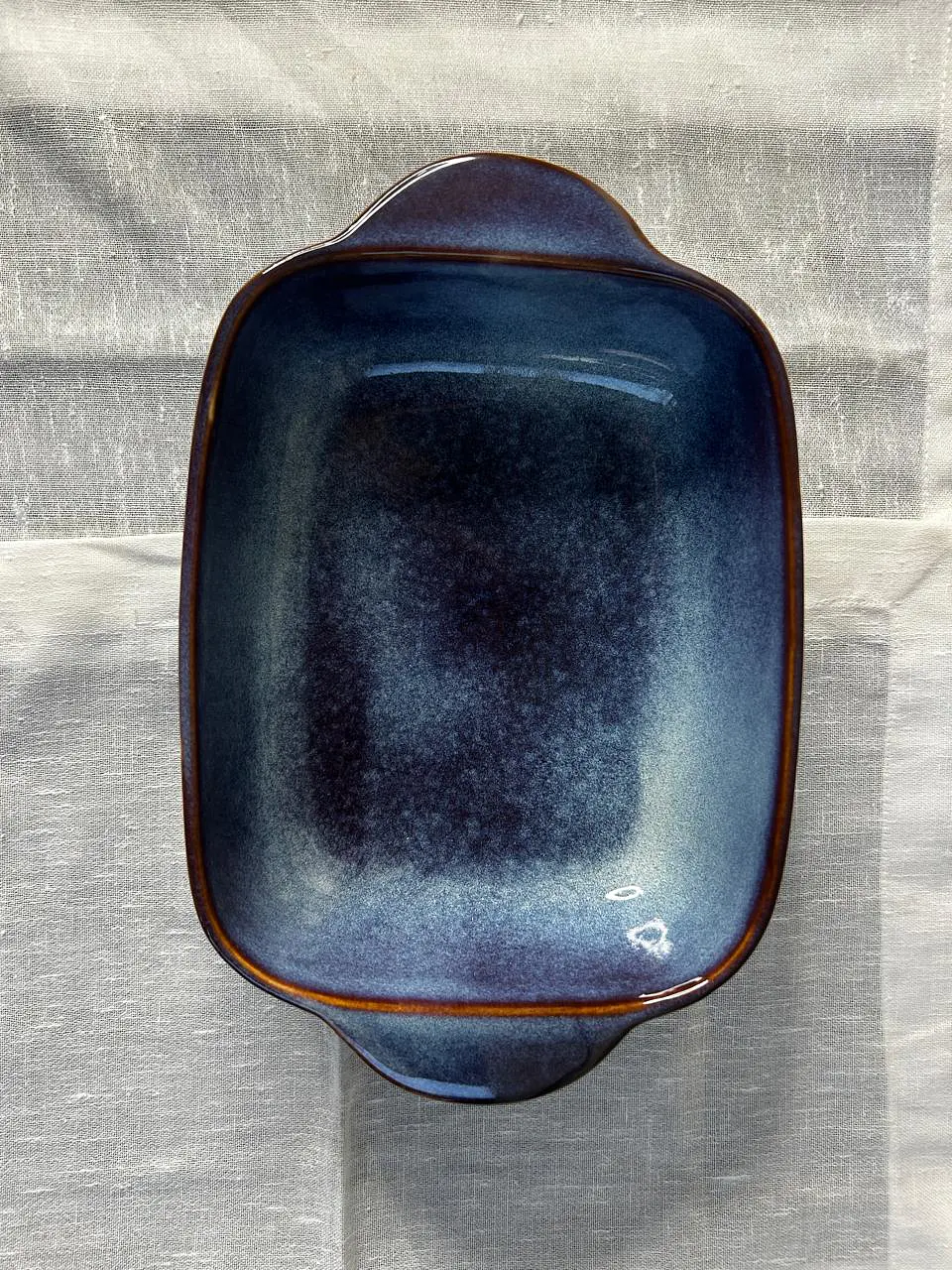 Fuente para horno azul  2