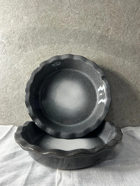Fuente para horno gris 