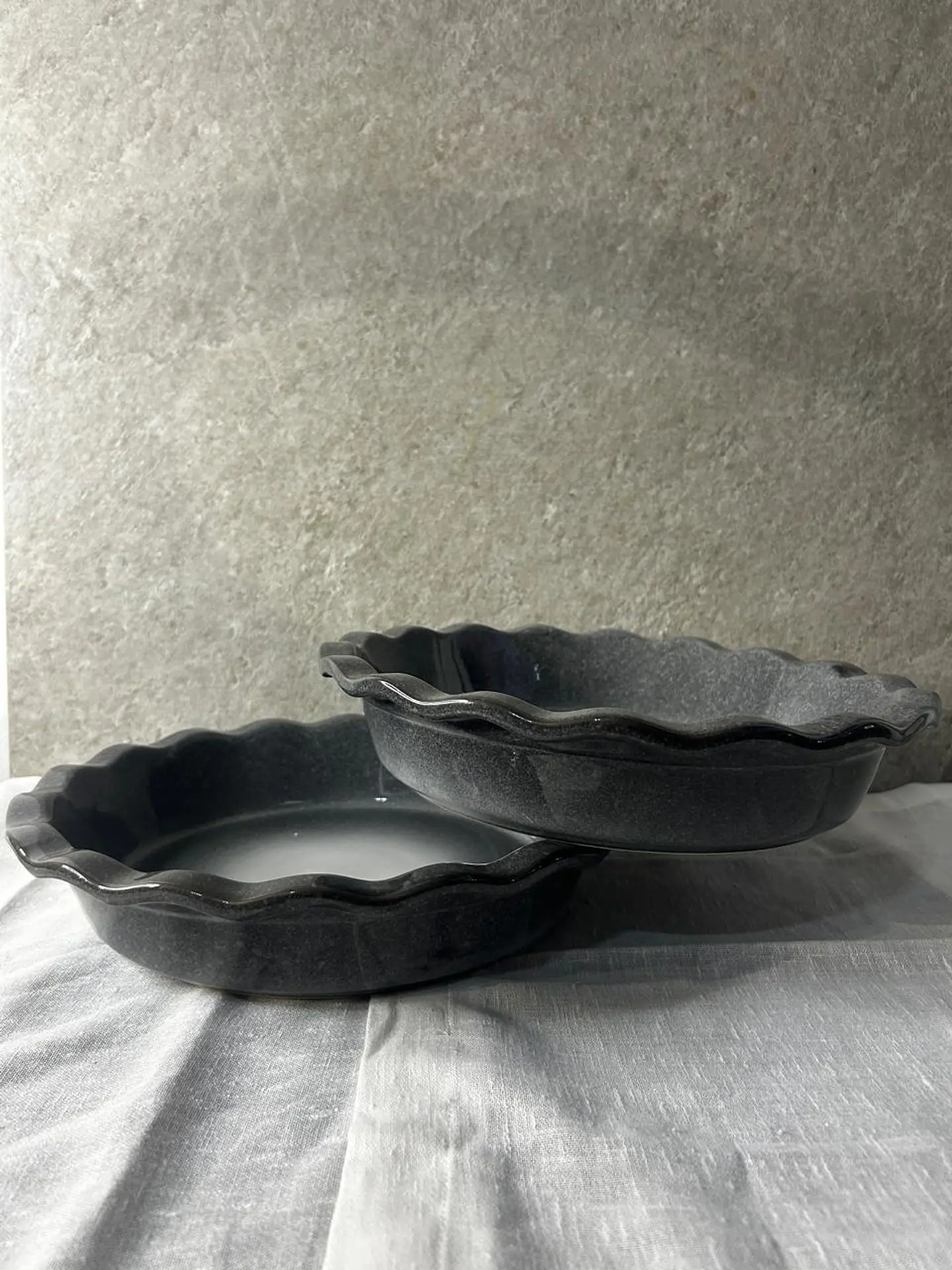 Fuente para horno gris  3