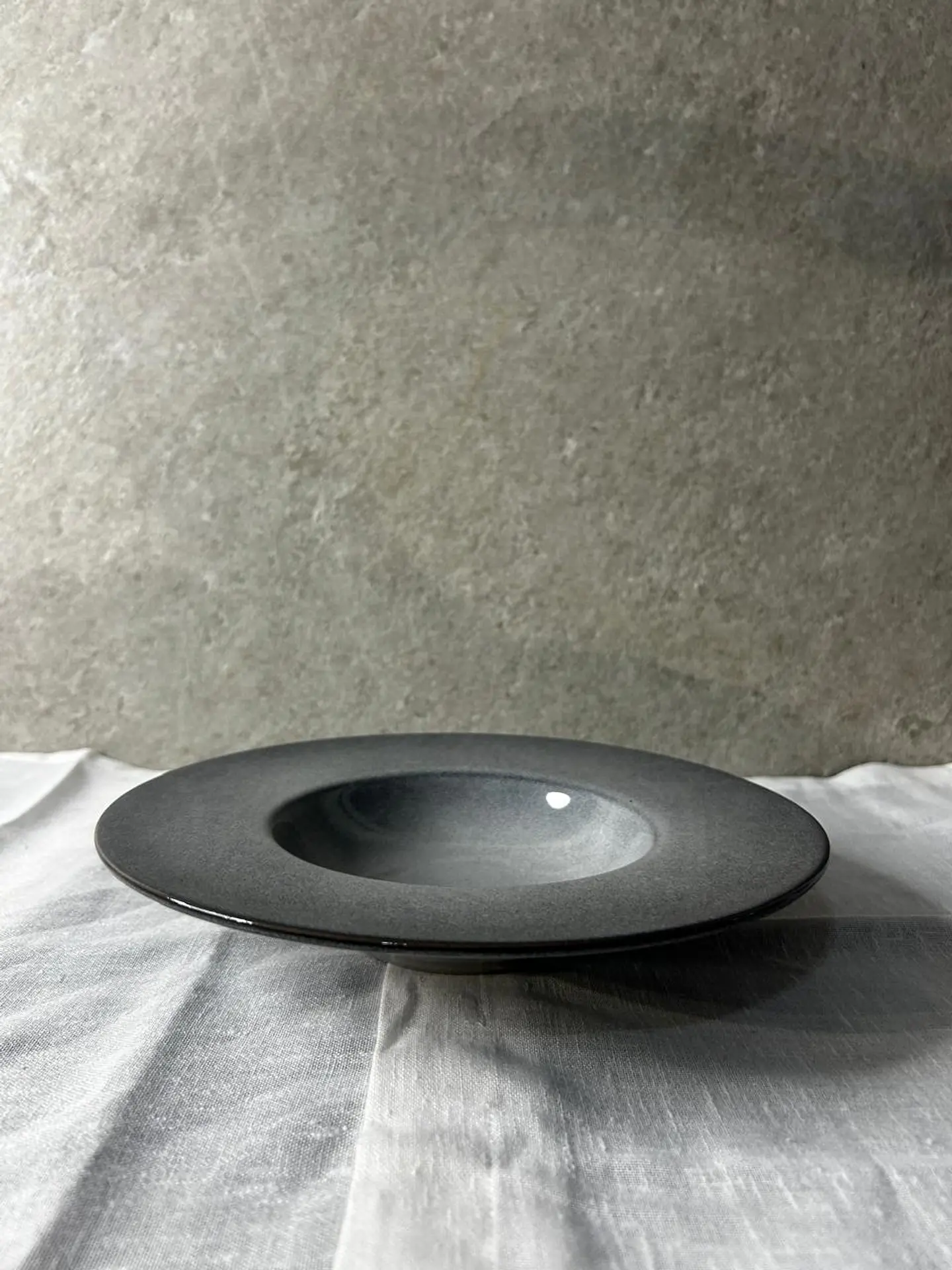 Plato de pasta Gris  1