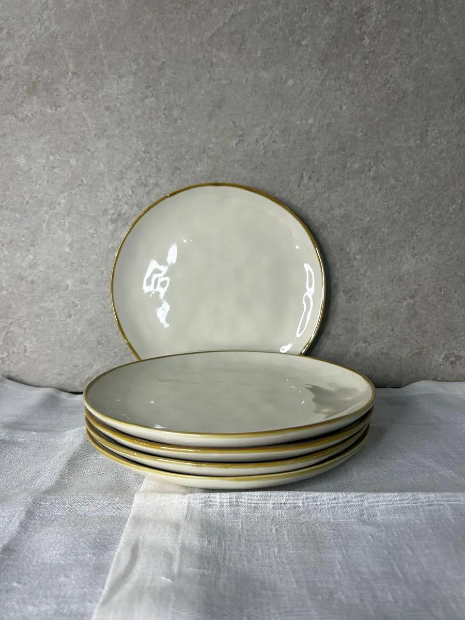 Plato de pan Marfil Dorado 1