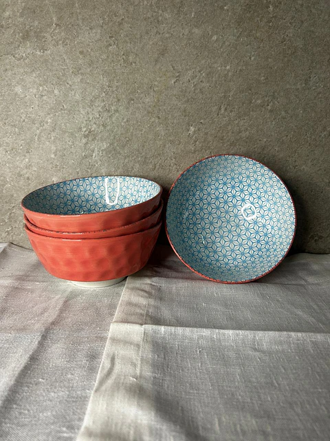 Bowl Coral Geometrico