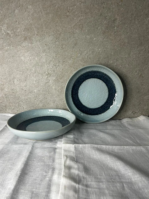 Plato hondo Azul Oceano