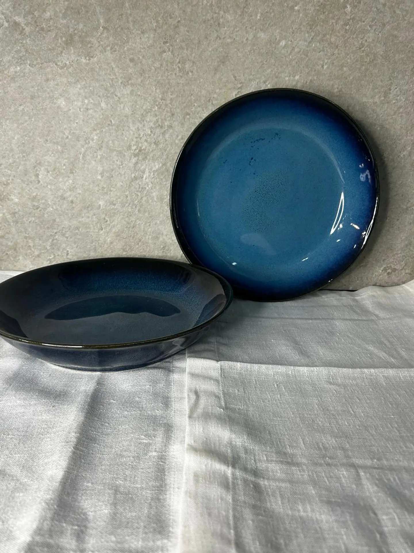Plato hondo Azul Indigo 1