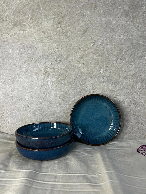 Mini plato Azul Atlantico
