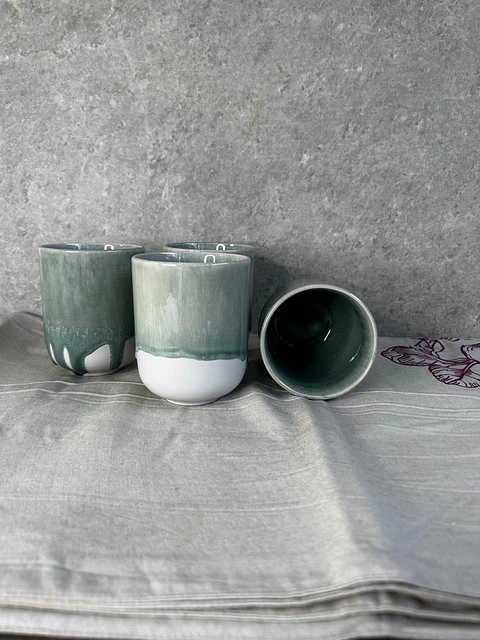 Vaso de ceramica Goteo