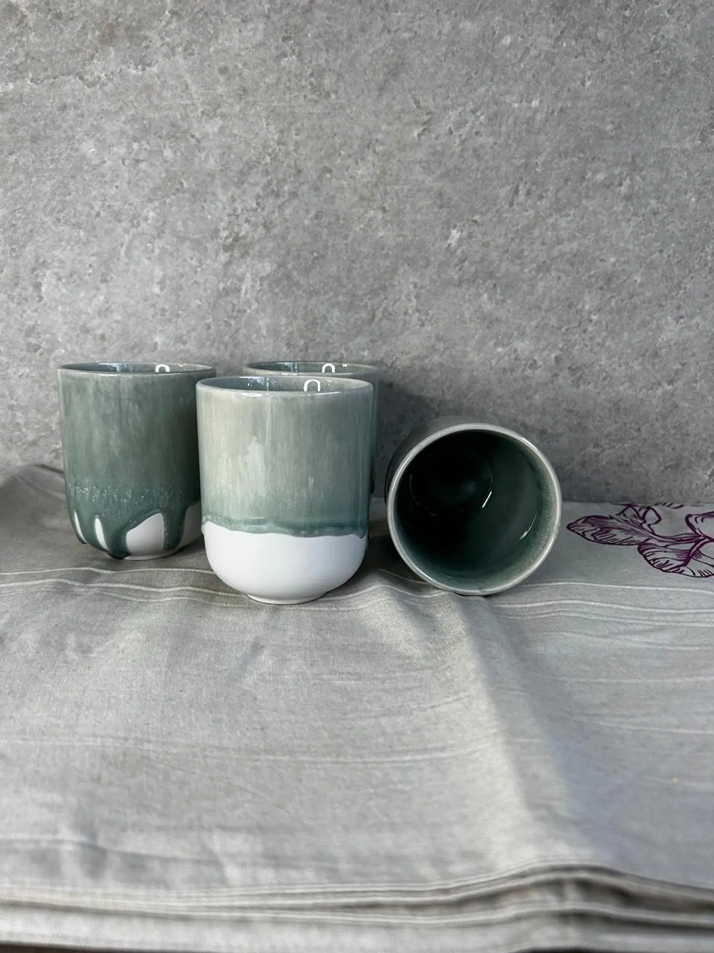 Vaso de ceramica Goteo 1