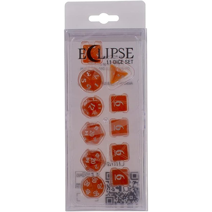ULD Set 11 Dados Eclipse Pumpkin Orange 1