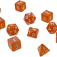 ULD Set 11 Dados Eclipse Pumpkin Orange - Miniatura 3