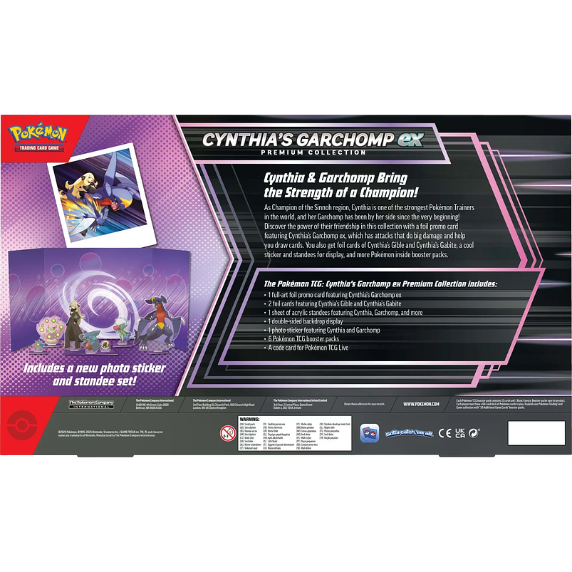  Coleccion Premium Garchomp Ex de Cynthia ES 4