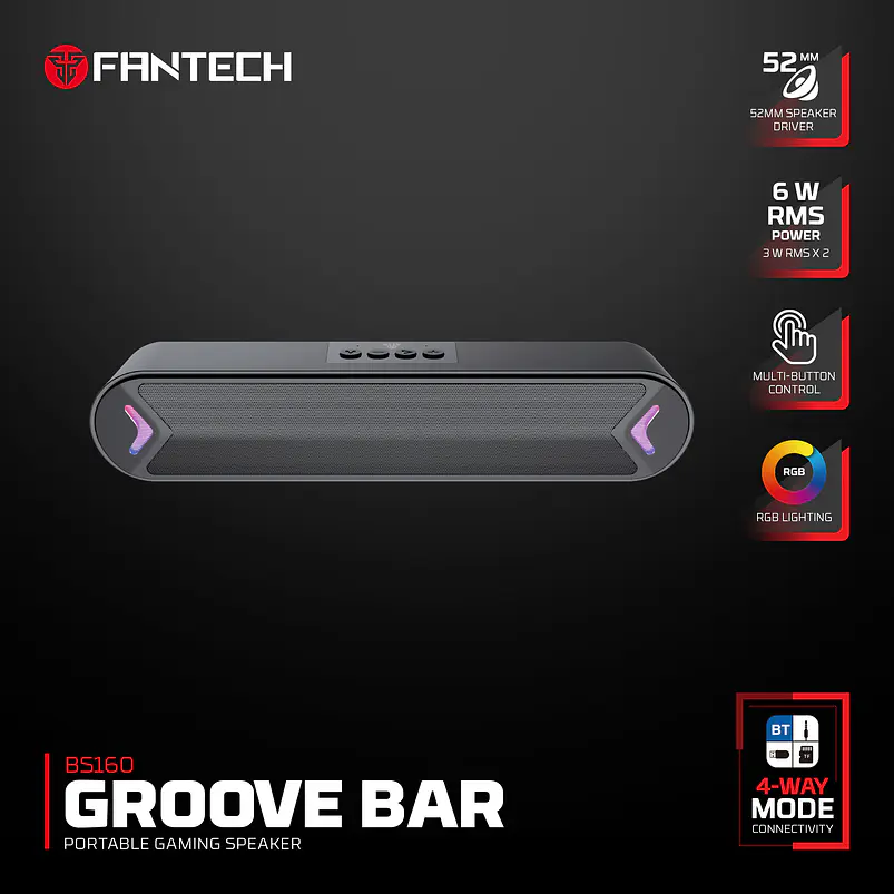 BS160 Groove Bar Black 1