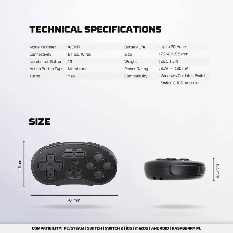 WGP17 EOS MINI Grey Nintendo 10