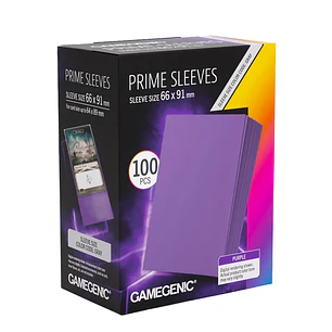 Gamegenic Matte PRIME Sleeves – Purple 66 × 91 mm
