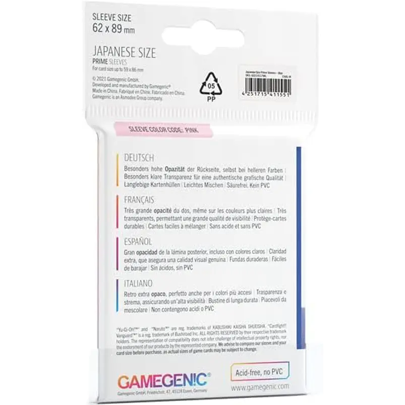 Gamegenic PRIME Japanese Sized – Blue 2