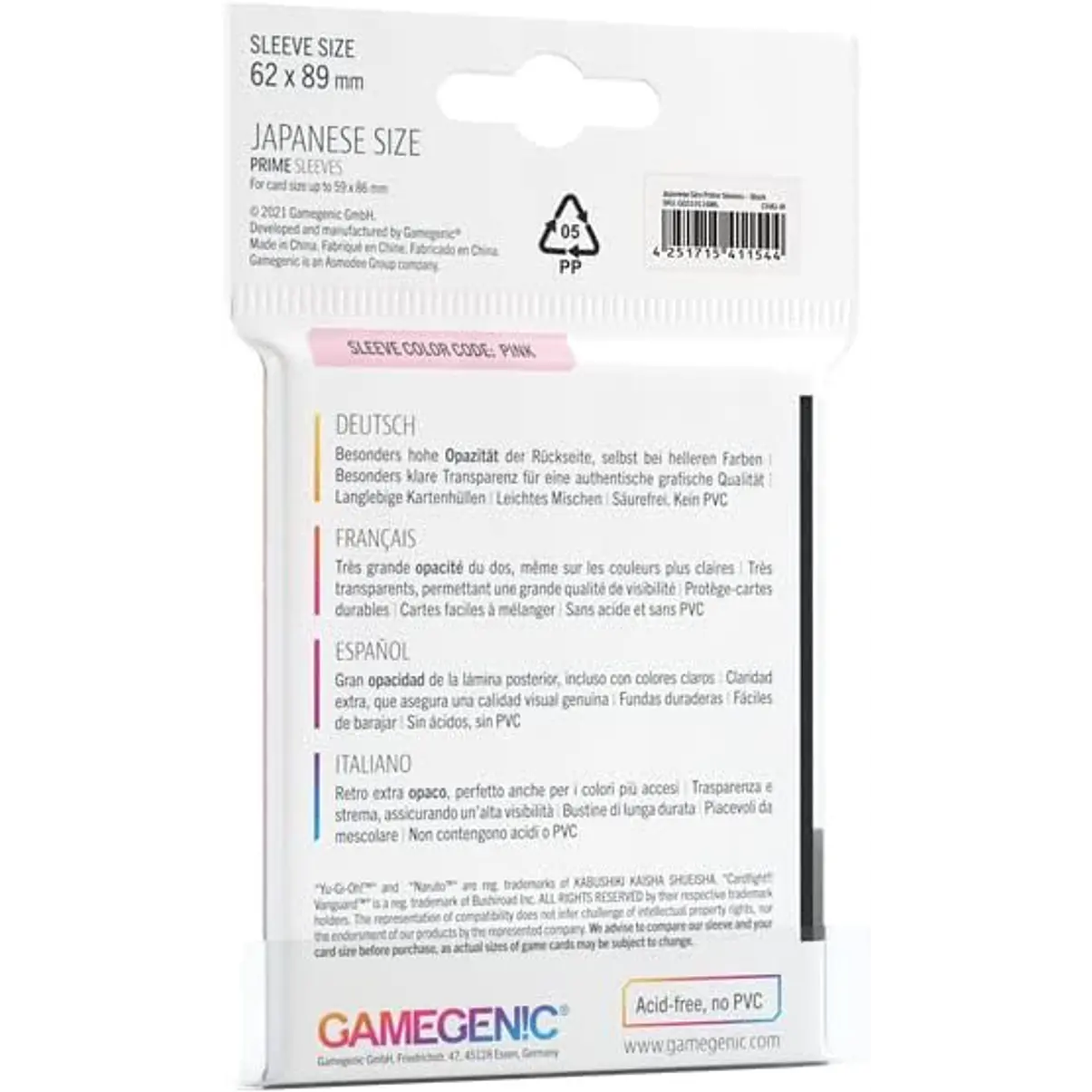 Gamegenic PRIME Japanese Sized – Black 2