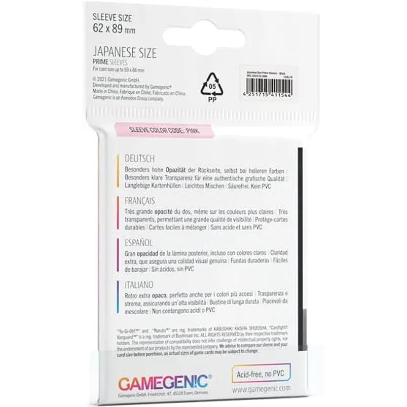 Gamegenic PRIME Japanese Sized – Black 2