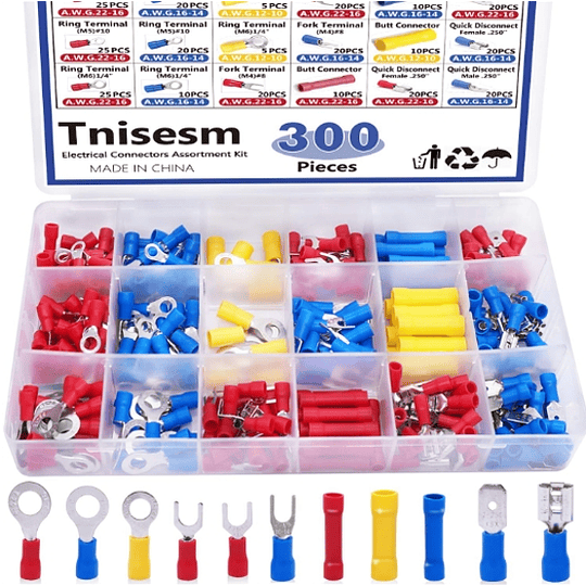 Kit Terminales Eléctricos  (300 pcs)