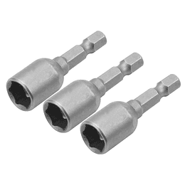 Set Puntas Magnéticas 1/4"  (3 pcs)