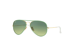 Gafas de Sol Ray Ban Aviator Full Color RB3025JM 001/3M Color Verde Talla 58mm