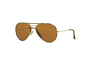 Gafas de Sol Ray Ban Aviador Camouflage RB3025JM 169 Color Marron Talla 58mm