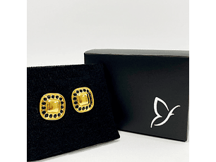 Aretes Brillo Salvaje Leopard Color Dorado - ARE | A2 21-0076390