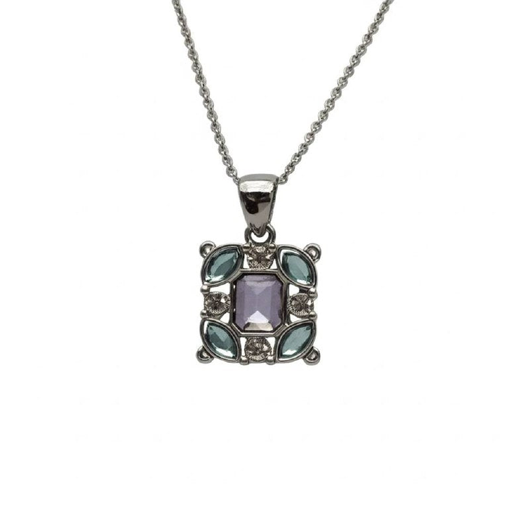 Collar y Aretes Abstractos Encanto Clasico Multicolor - | D2 21-0080972 2