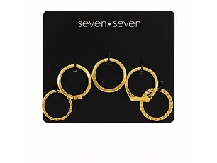 Set x5 Anillos Abstractos Style| Color Dorado - F1 21-0101053