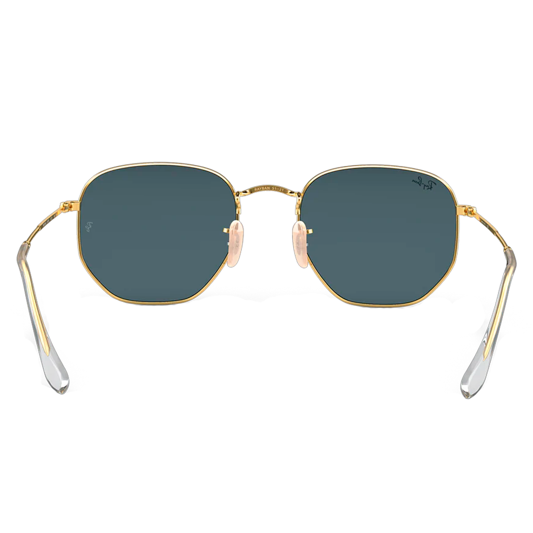 Gafas de Sol Ray Ban Hexagonal Flat RB3548N 001/R5 Color Dorado Talla 51mm 4