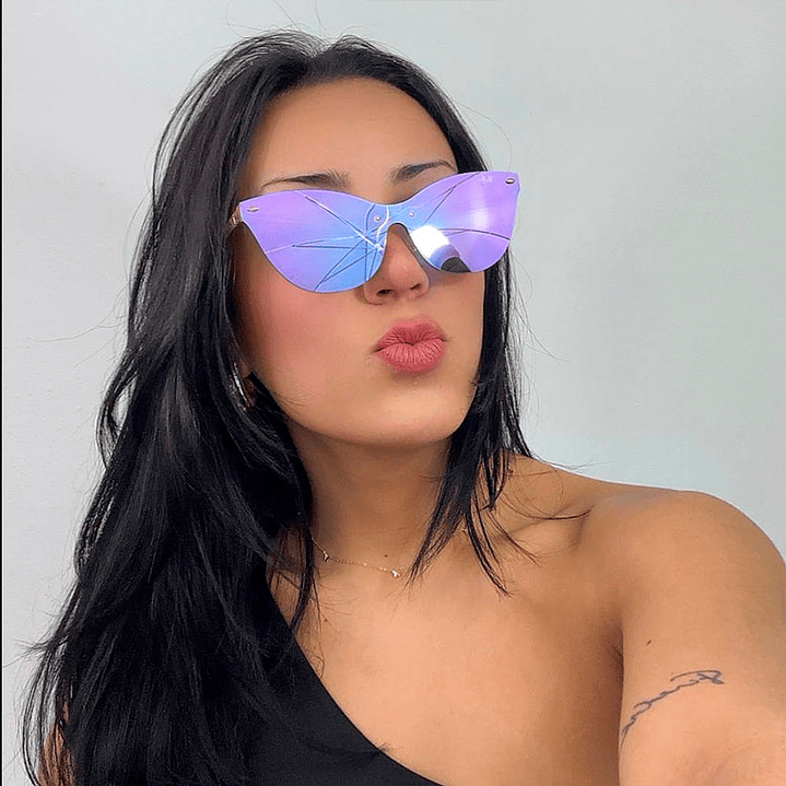 Gafas de Sol Ray Ban Eye cat RB3580N 9035/1U Color Violeta Talla 43mm 5